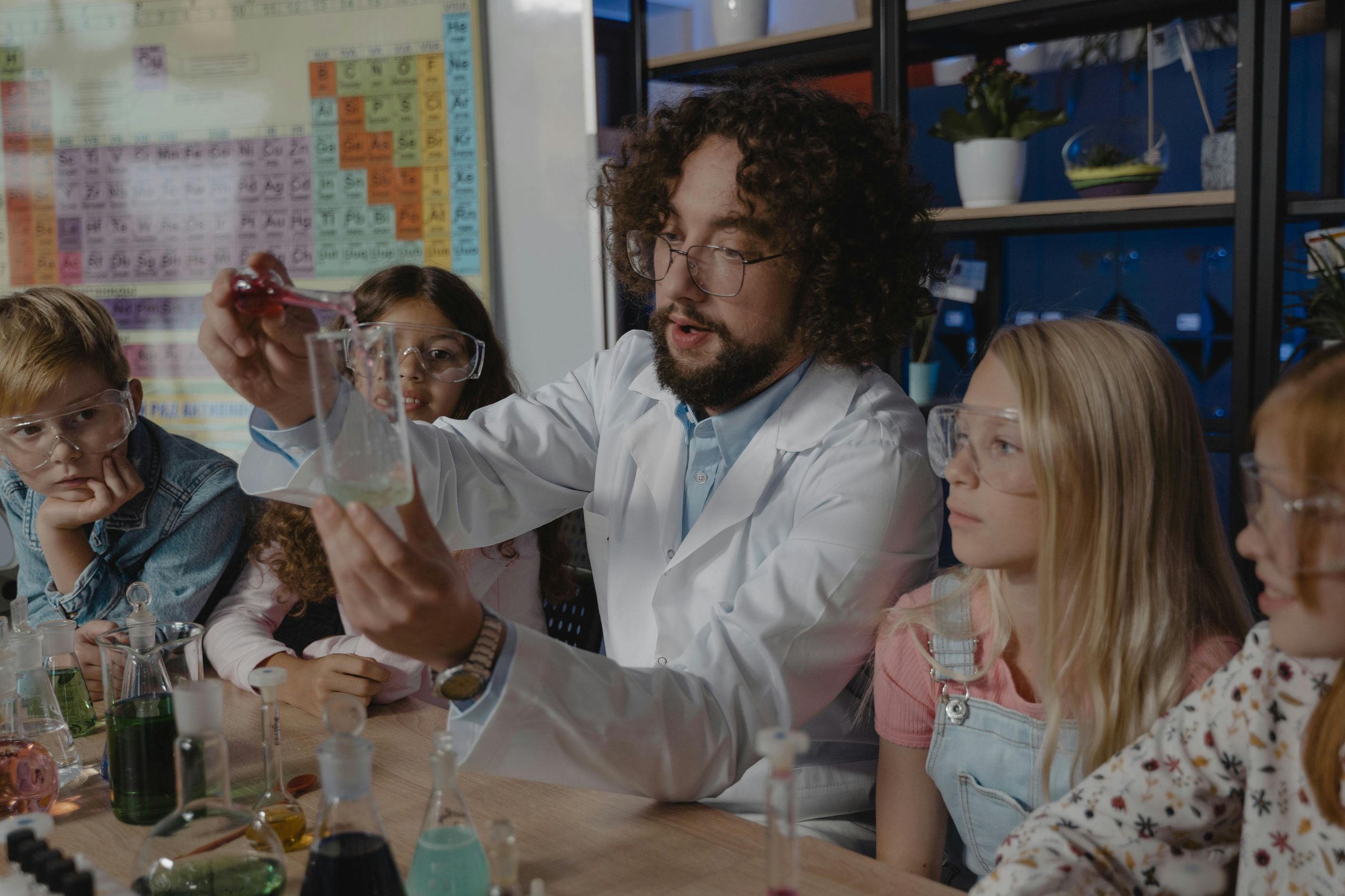 Teacher-first chemistry commerce